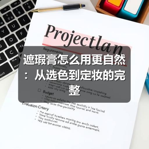 遮瑕膏怎么用更自然:从选色到定妆的完整技巧(图3) 遮瑕膏怎么用更自然:从选色到定妆的完整技巧(图3)