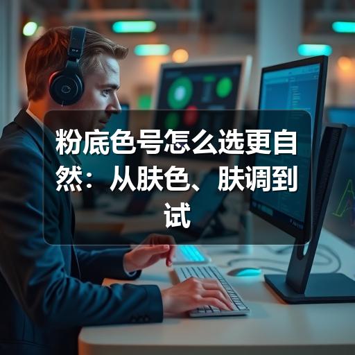 粉底色号怎么选更自然：从肤色、肤调到试色的实用方法 - 玄熵芸彩彩美妆网
