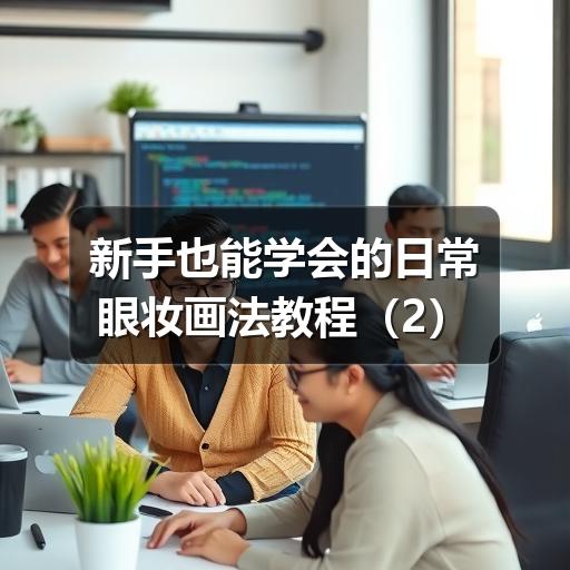 新手也能学会的日常眼妆画法教程(图2) 新手也能学会的日常眼妆画法教程(图2)