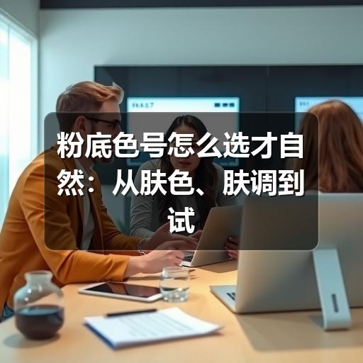 粉底色号怎么选才自然：从肤色、肤调到试色的实用方法 - 玄熵芸彩彩美妆网